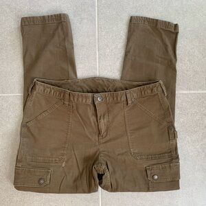 Vintage Duluth Trading Co Cargo Women’s Pants Men's 16x31 Beige/khaki Canvas